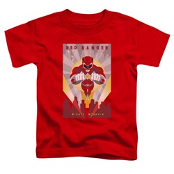 Power Rangers - Toddlers Red Deco T-Shirt