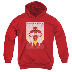 Power Rangers - Youth Red Deco Pullover Hoodie