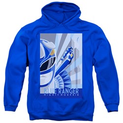 Power Rangers - Mens Blue Ranger Deco Pullover Hoodie
