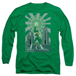 Power Rangers - Mens Green Ranger Deco Long Sleeve T-Shirt