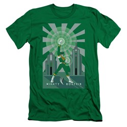 Power Rangers - Mens Green Ranger Deco Slim Fit T-Shirt