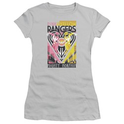 Power Rangers - Womens Pink & Yellow Deco T-Shirt