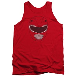 Power Rangers - Mens Red Ranger Mask Tank Top