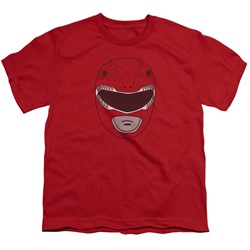 Power Rangers - Big Boys Red Ranger Mask T-Shirt
