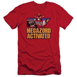 Power Rangers - Mens Megazord Activated Slim Fit T-Shirt