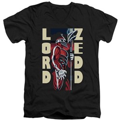 Power Rangers - Mens Zedd Deco V-Neck T-Shirt