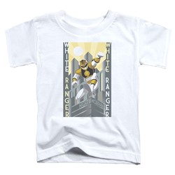 Power Rangers - Toddlers White Ranger Deco T-Shirt