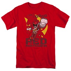 Power Rangers - Mens Go Red T-Shirt