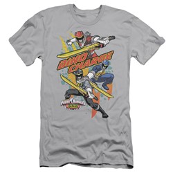 Power Rangers - Mens Swords Out Slim Fit T-Shirt