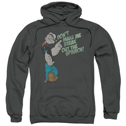 Popeye - Mens Break Out Spinach Pullover Hoodie