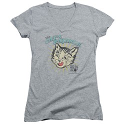 Puss N Boots - Womens Cats Pajamas V-Neck T-Shirt