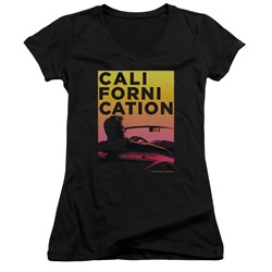 Californication - Womens Sunset Ride V-Neck T-Shirt