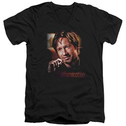 Californication - Mens Smoker V-Neck T-Shirt