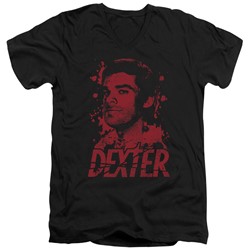 Dexter - Mens Born In Blood V-Neck T-Shirt