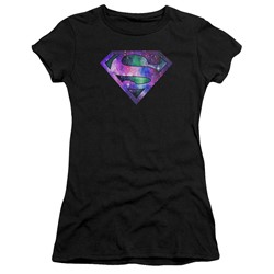 Superman - Womens Galaxies Shield T-Shirt