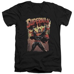 Superman - Mens Lift Up V-Neck T-Shirt