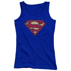 Superman - Juniors Super Plush Tank Top