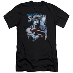 Superman - Mens Protect Earth Slim Fit T-Shirt