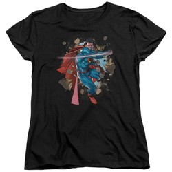 Superman - Womens Rock Breaker T-Shirt