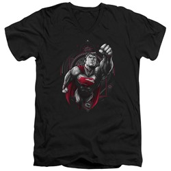Superman - Mens Propaganda Superman V-Neck T-Shirt