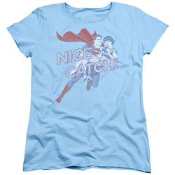 Superman - Womens Nice Catch T-Shirt