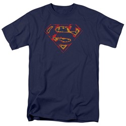 Superman - Mens Super Distressed T-Shirt