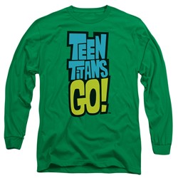 Teen Titans Go - Mens Logo Long Sleeve T-Shirt