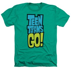 Teen Titans Go - Mens Logo Heather T-Shirt