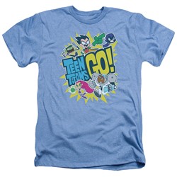 Teen Titans Go - Mens Go Heather T-Shirt