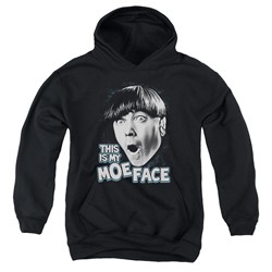 Three Stooges - Youth Moe Face Pullover Hoodie