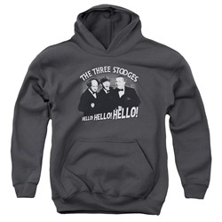Three Stooges - Youth Hello Again Pullover Hoodie