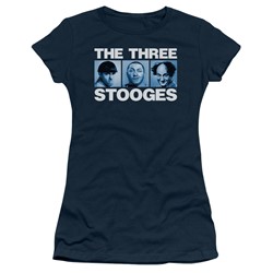 Three Stooges - Womens Three Squares T-Shirt