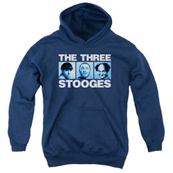Three Stooges - Youth Three Squares Pullover Hoodie