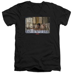 Scarface - Mens Bathtub V-Neck T-Shirt