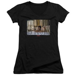 Scarface - Womens Bathtub V-Neck T-Shirt