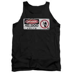 Jurassic Park - Mens Electric Fence Sign Tank Top