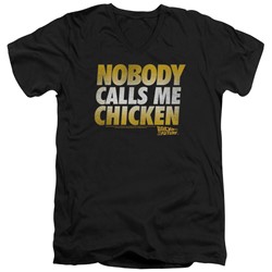 Back To The Future - Mens Chicken V-Neck T-Shirt