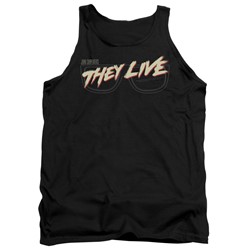 They Live - Mens Glasses Logo Tank Top