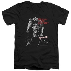 They Live - Mens They Want V-Neck T-Shirt