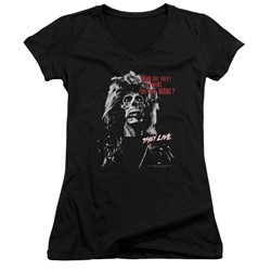 They Live - Womens They Want V-Neck T-Shirt