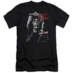They Live - Mens They Want Slim Fit T-Shirt