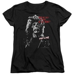 They Live - Womens They Want T-Shirt