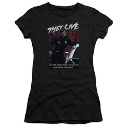 They Live - Womens Dead Wrong T-Shirt