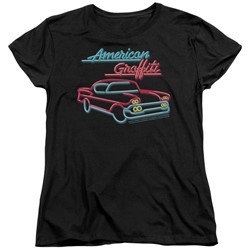 American Grafitti - Womens Neon T-Shirt