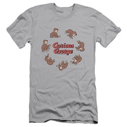 Curious George - Mens Rolling Fun Der Slim Fit T-Shirt