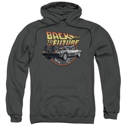 Back To The Future - Mens Time Machine Pullover Hoodie