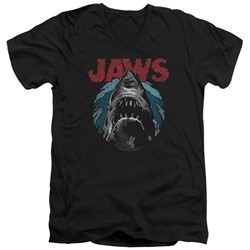 Jaws - Mens Water Circle V-Neck T-Shirt