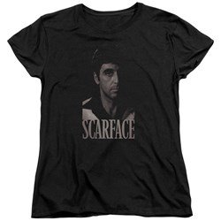 Scarface - Womens B&W Tony T-Shirt