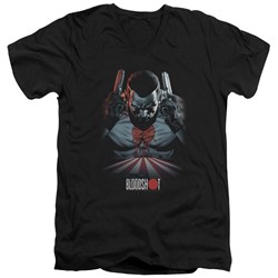 Bloodshot - Mens Blood Lines V-Neck T-Shirt