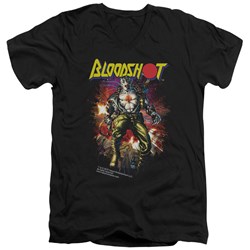 Bloodshot - Mens Vintage Bloodshot V-Neck T-Shirt